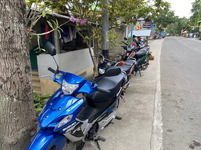 バイクに乗りカワサン滝キャニオニングへ