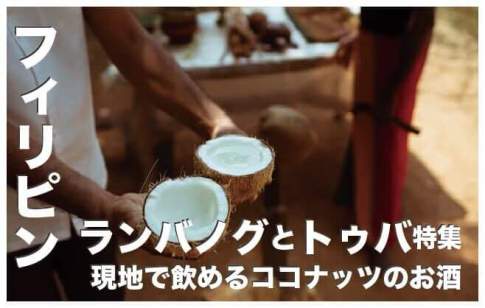 ランバノグとトゥバとは【ココナッツのお酒がフィリピンで人気】