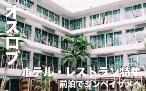 オスロブのホテル&レストラン厳選まとめ【前泊でジンベイザメへ】