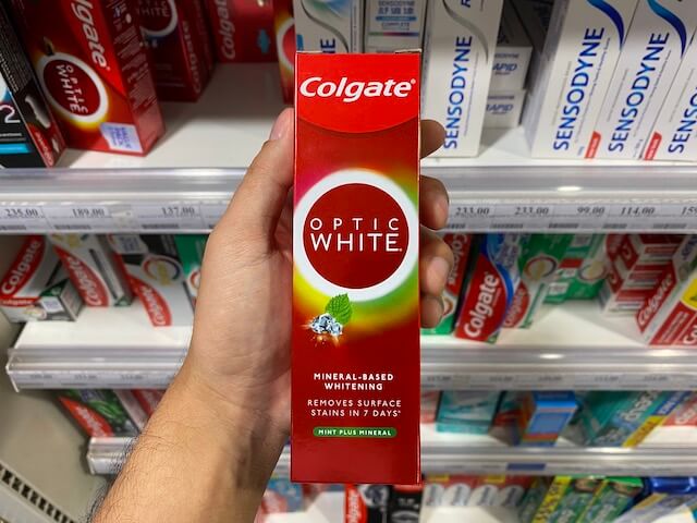 コルゲートのホワイトニング歯磨き粉